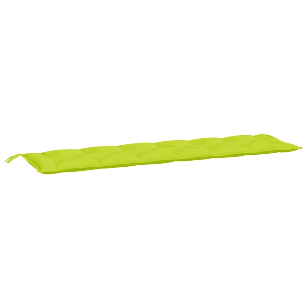 Tuinbankkussen 200x50x7 cm oxford stof heldergroen – afbeelding 2