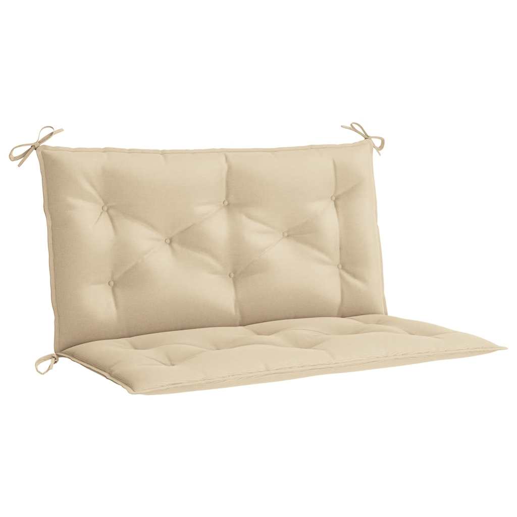 Tuinbankkussen 100x(50+50)x7 cm oxford stof beige – afbeelding 2