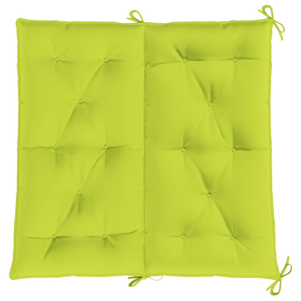 Tuinbankkussen 100x(50+50)x7 cm oxford stof felgroen – afbeelding 6
