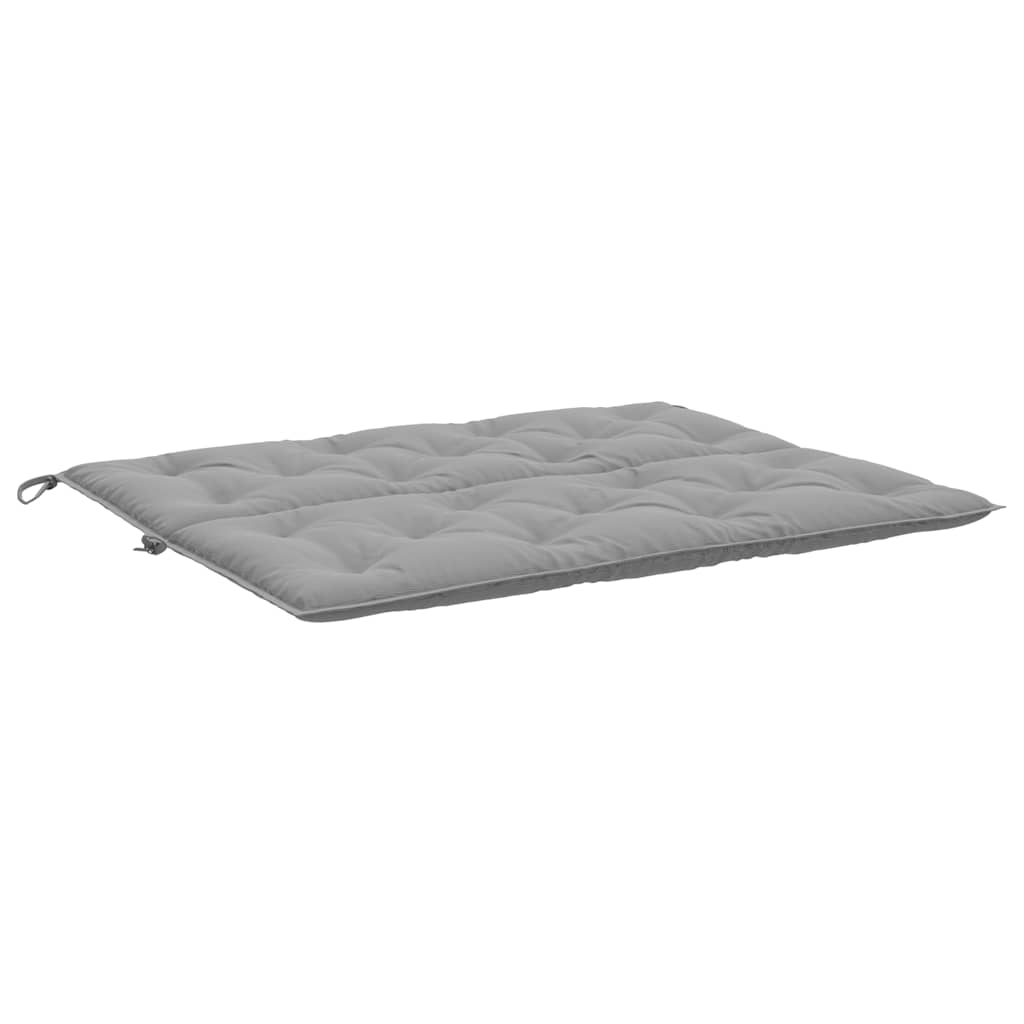 Tuinbankkussen 120x(50+50)x7 cm oxford stof grijs – afbeelding 5