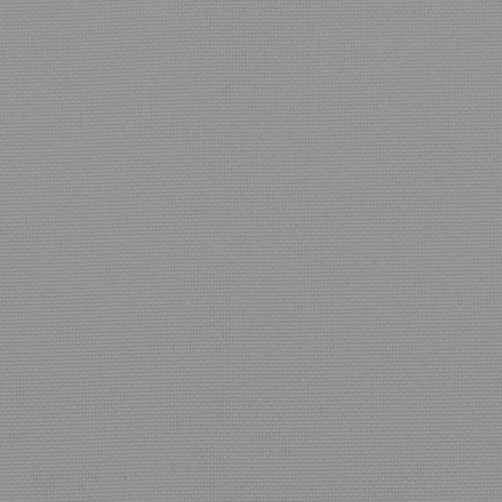 Tuinbankkussen 120x(50+50)x7 cm oxford stof grijs – afbeelding 8
