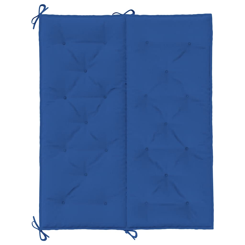 Tuinbankkussen 120x(50+50)x7 cm oxford stof blauw – afbeelding 6