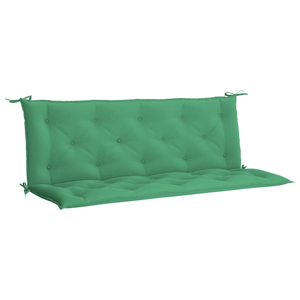 Tuinbankkussen 150x(50+50)x7 cm oxford stof groen – afbeelding 2