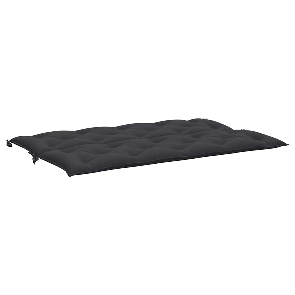 Tuinbankkussen 150x(50+50)x7 cm oxford stof zwart – afbeelding 4