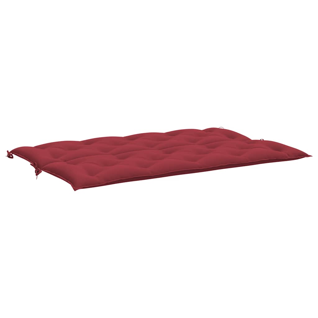 Tuinbankkussen 150x(50+50)x7 cm oxford stof wijnrood – afbeelding 5