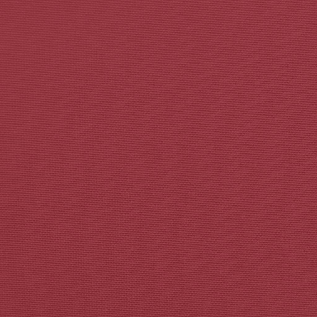 Tuinbankkussen 150x(50+50)x7 cm oxford stof wijnrood – afbeelding 8
