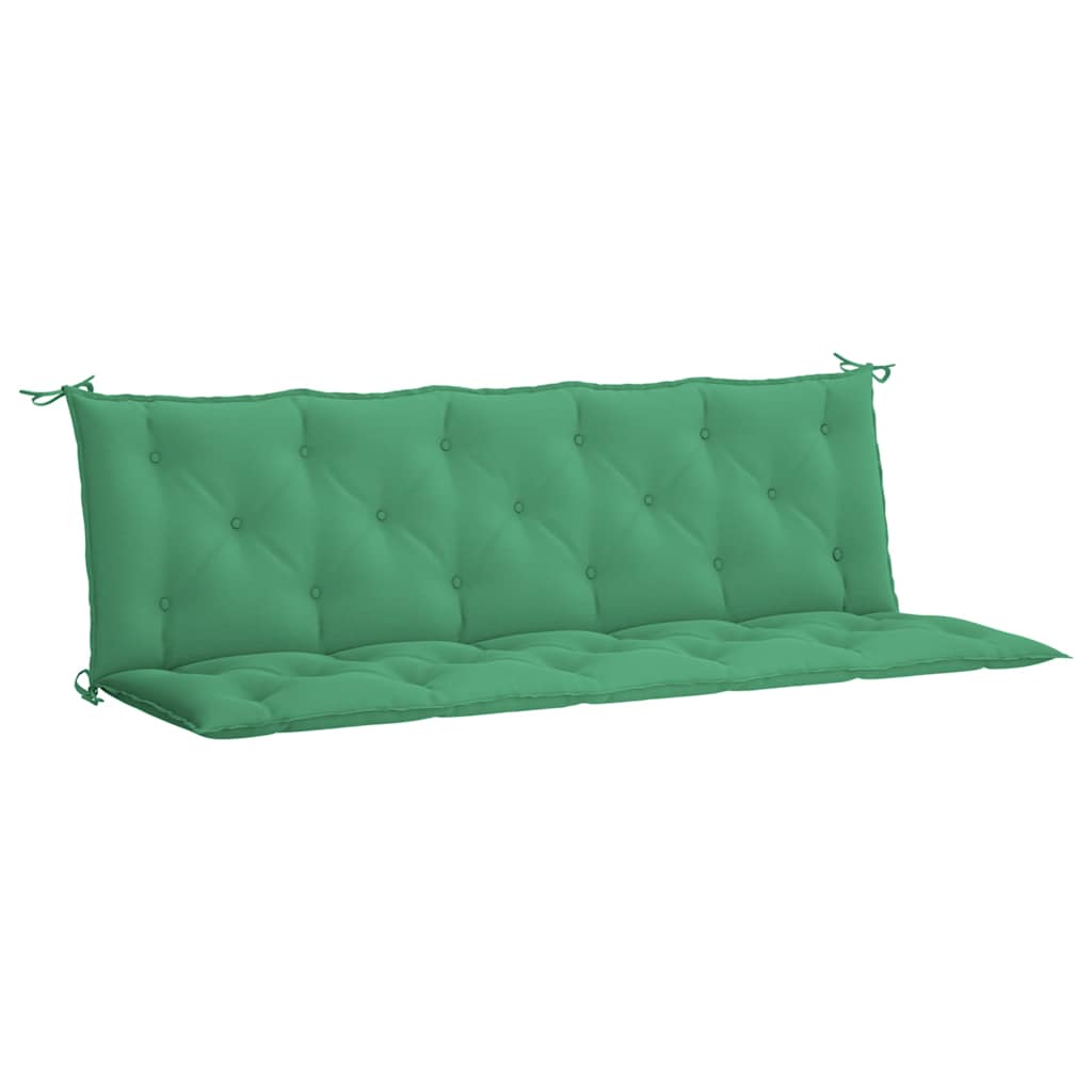 Tuinbankkussen 180x(50+50)x7 cm oxford stof groen – afbeelding 2