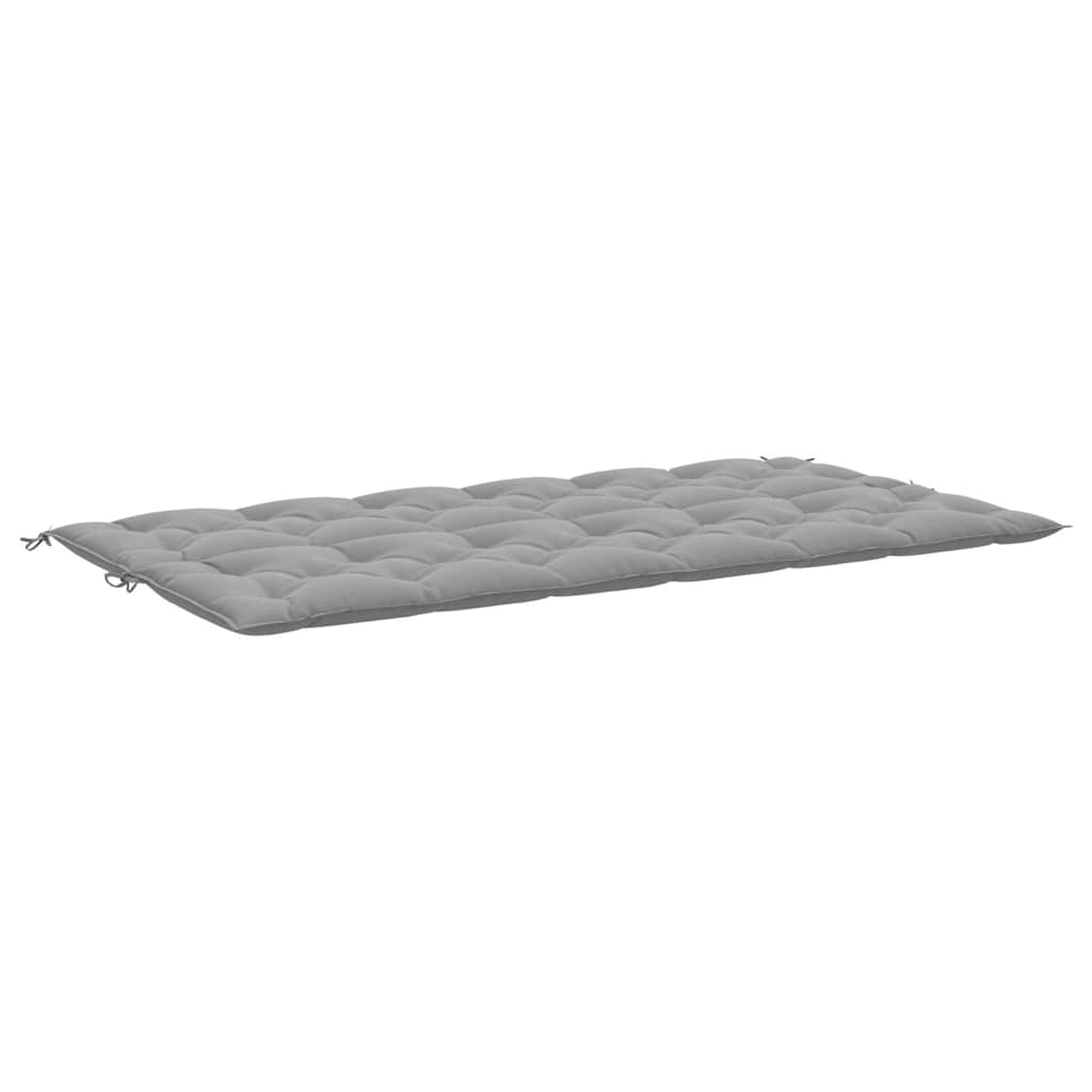 Tuinbankkussen 200x(50+50)x7 cm oxford stof grijs – afbeelding 5
