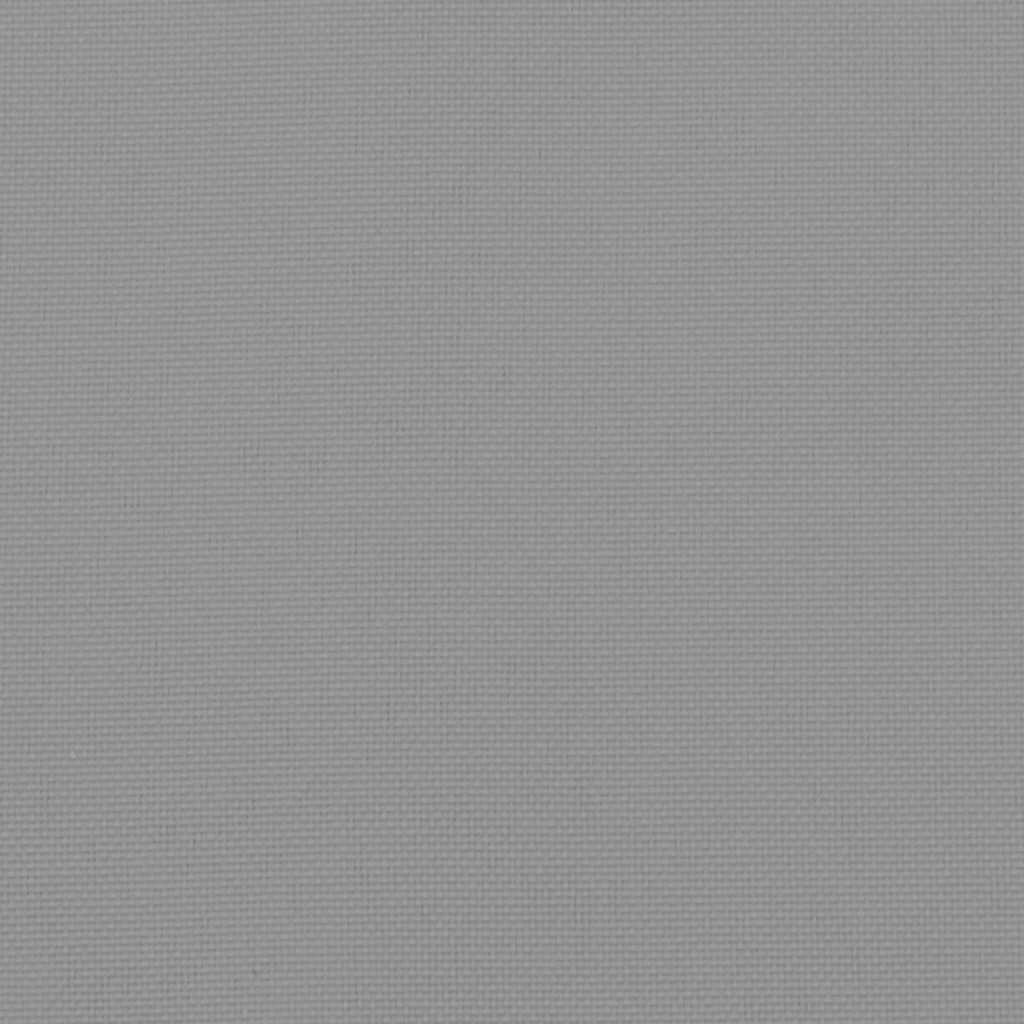 Tuinbankkussen 200x(50+50)x7 cm oxford stof grijs – afbeelding 8