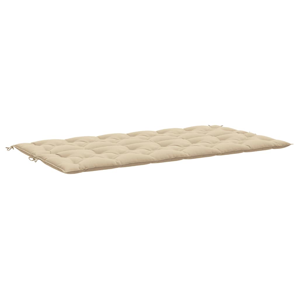Tuinbankkussen 200x(50+50)x7 cm oxford stof beige – afbeelding 4