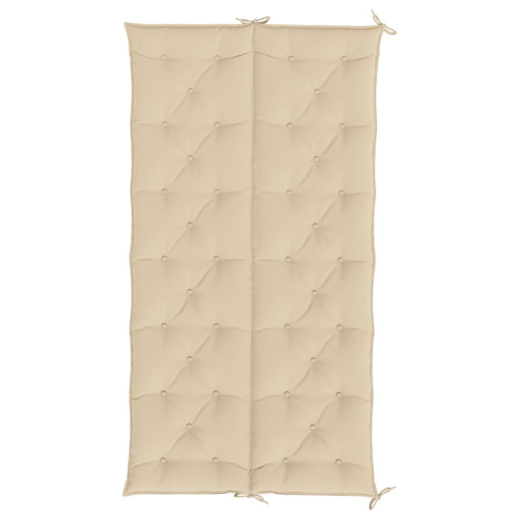 Tuinbankkussen 200x(50+50)x7 cm oxford stof beige – afbeelding 5