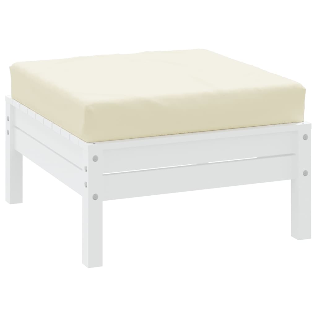 Palletkussen 60x60x6 cm oxford stof crèmekleurig – afbeelding 3