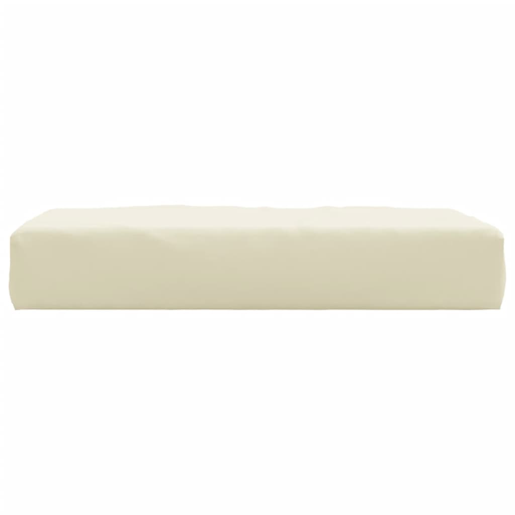 Palletkussen 60x60x6 cm oxford stof crèmekleurig – afbeelding 4