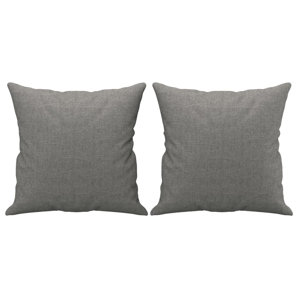 Tweezitsbank met kussens 140 cm stof donkergrijs – afbeelding 5