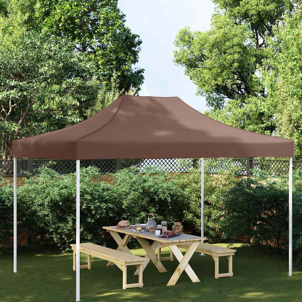 Partytentdak 270 g/m² 4x3 m bruin