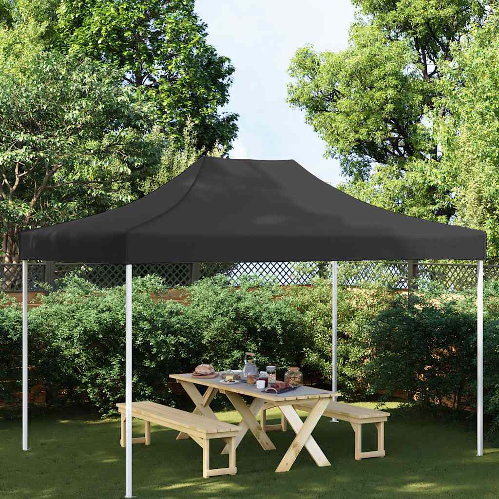 Partytentdak 270 g/m² 4,5x3 m zwart