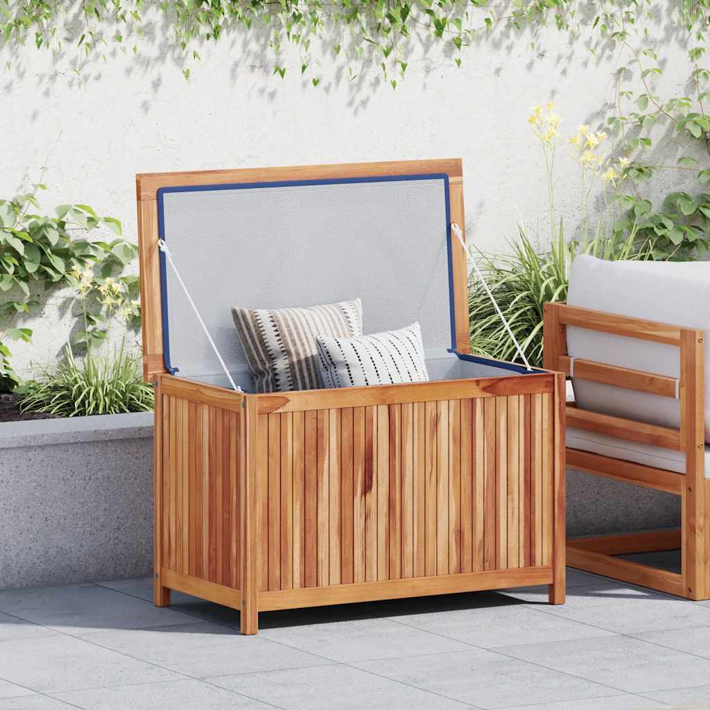 Opbergbox 90x50x58 cm massief teakhout – afbeelding 1