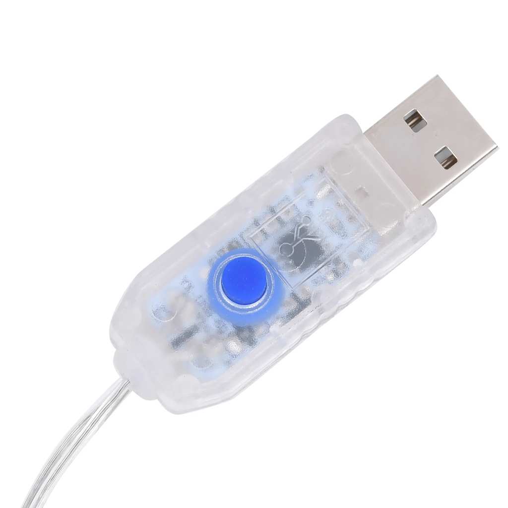 Kerstrendieren 4 st 160 LED's acryl koudwit – afbeelding 5