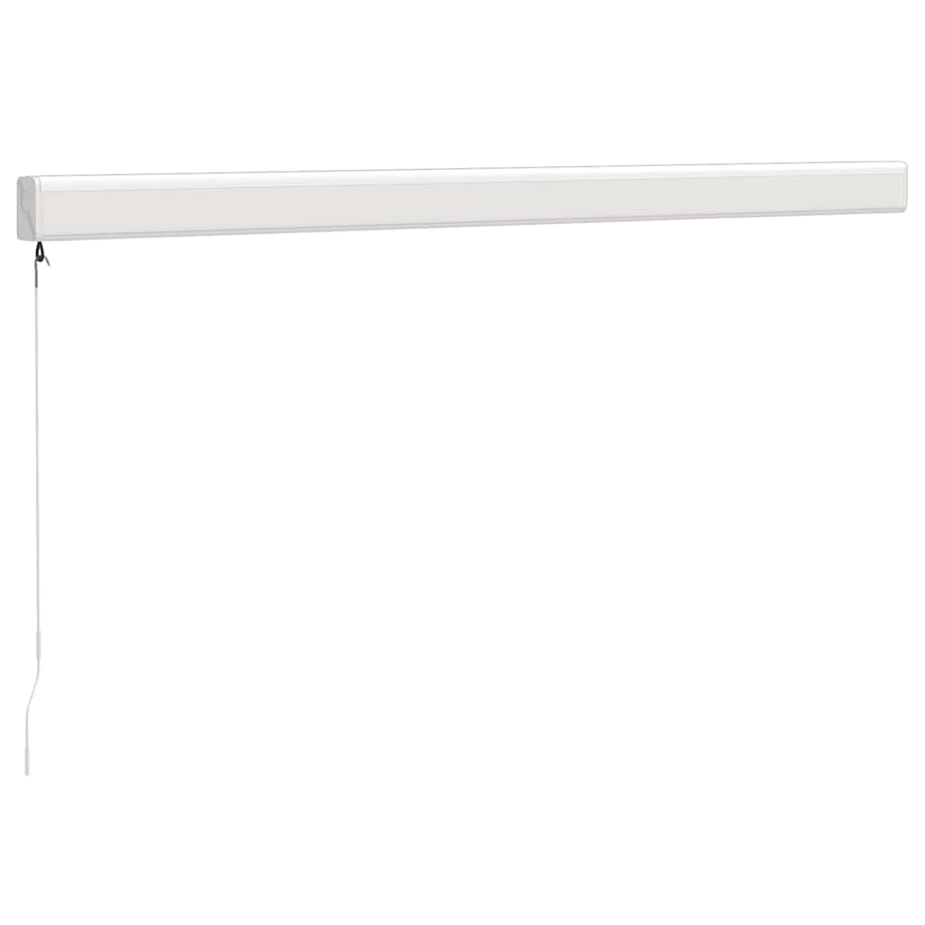 Luifel uittrekbaar 3x2,5 m stof en aluminium geel en wit – afbeelding 4