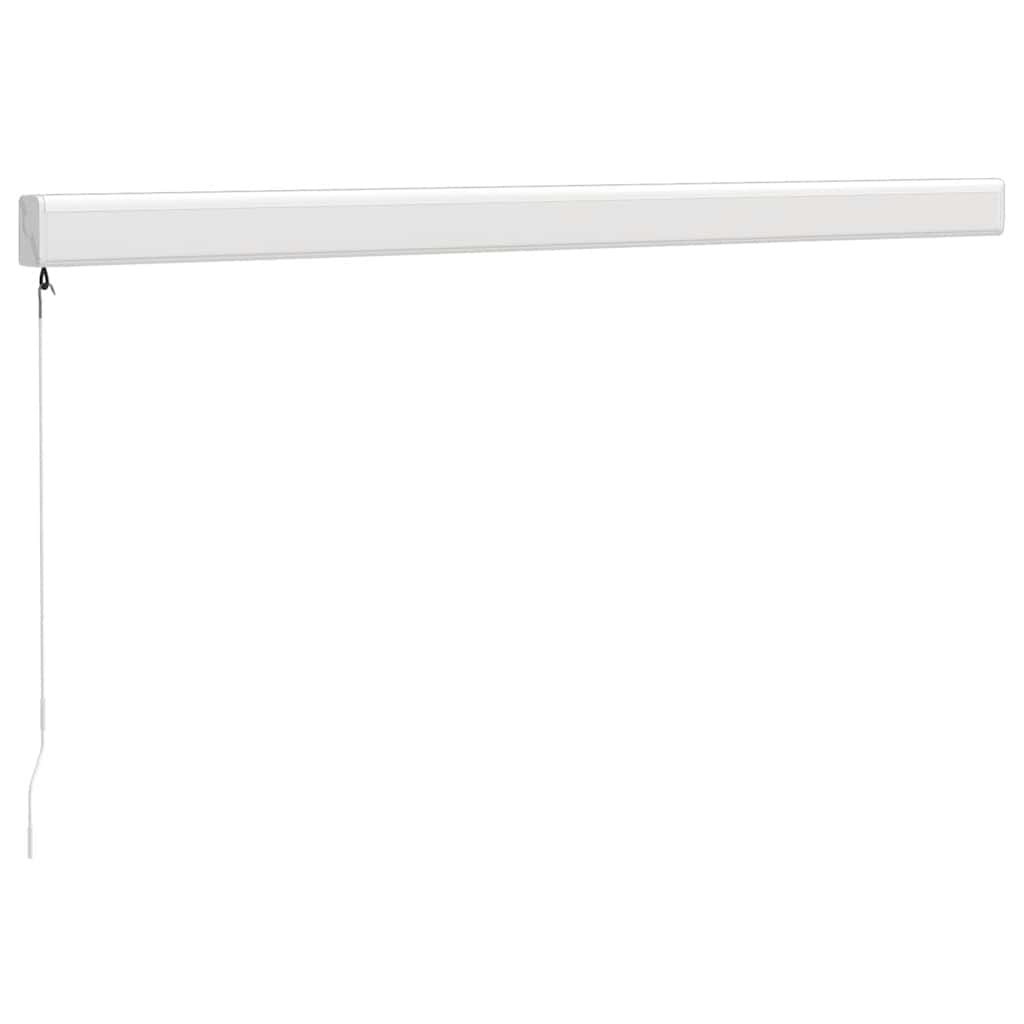 Luifel uittrekbaar 3,5x2,5 m stof en aluminium geel en wit – afbeelding 4