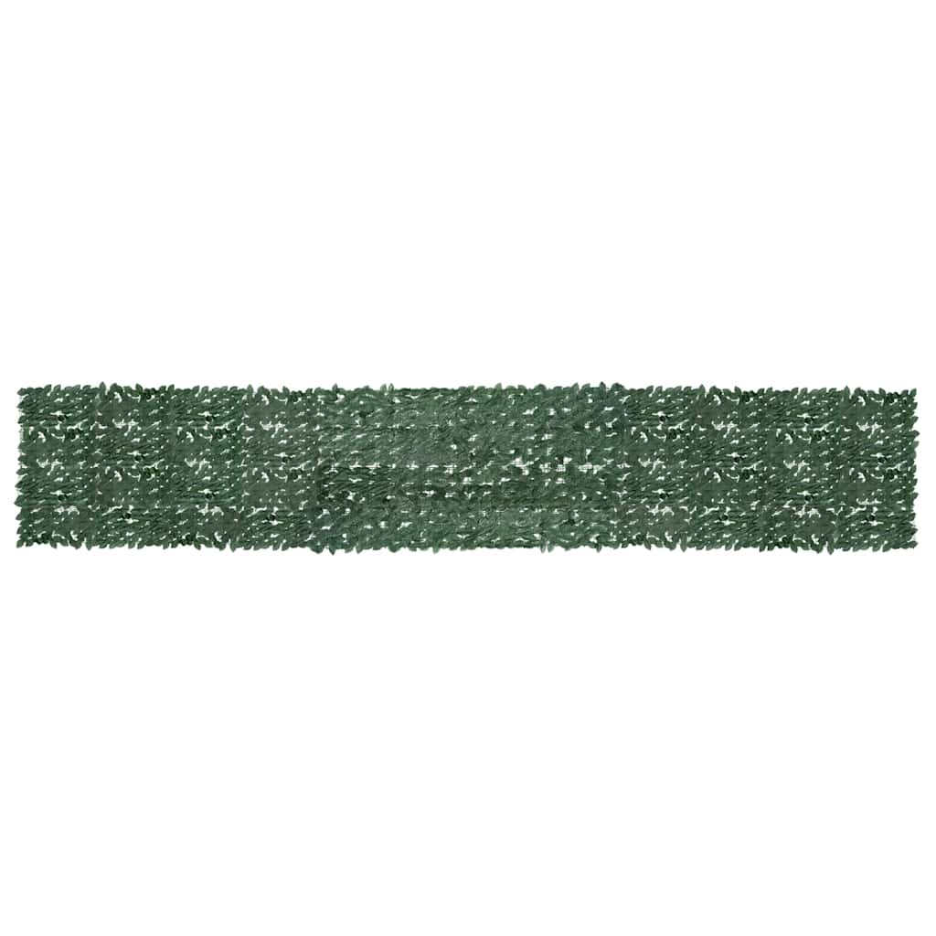 Balkonscherm met donkergroene bladeren 600x100 cm