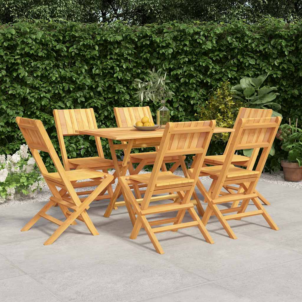 7-delige Tuinset massief teakhout – afbeelding 1