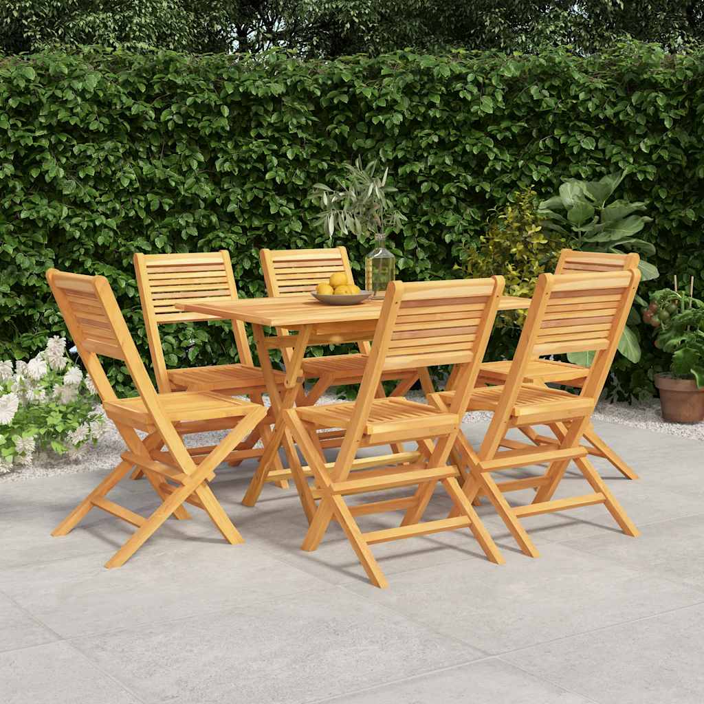 7-delige Tuinset massief teakhout – afbeelding 1