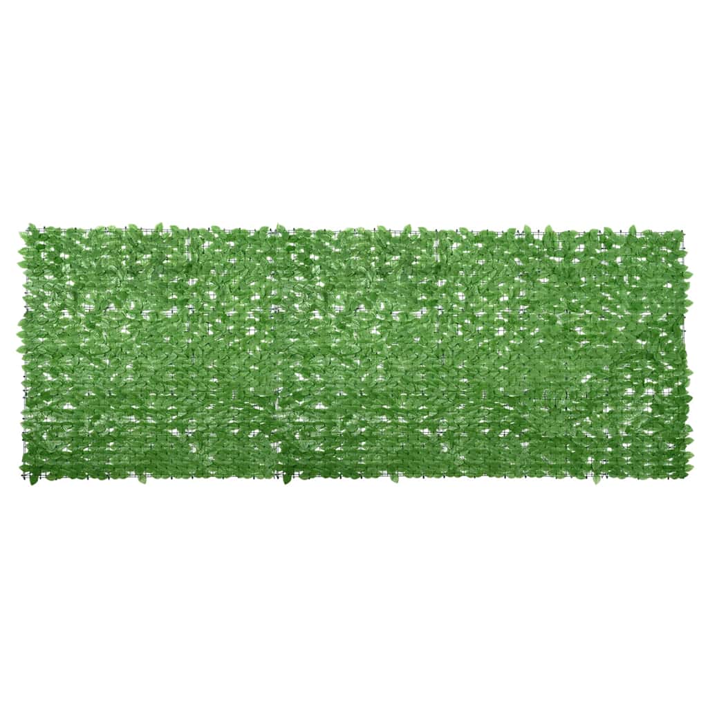 Balkonscherm met groene bladeren 400x150 cm