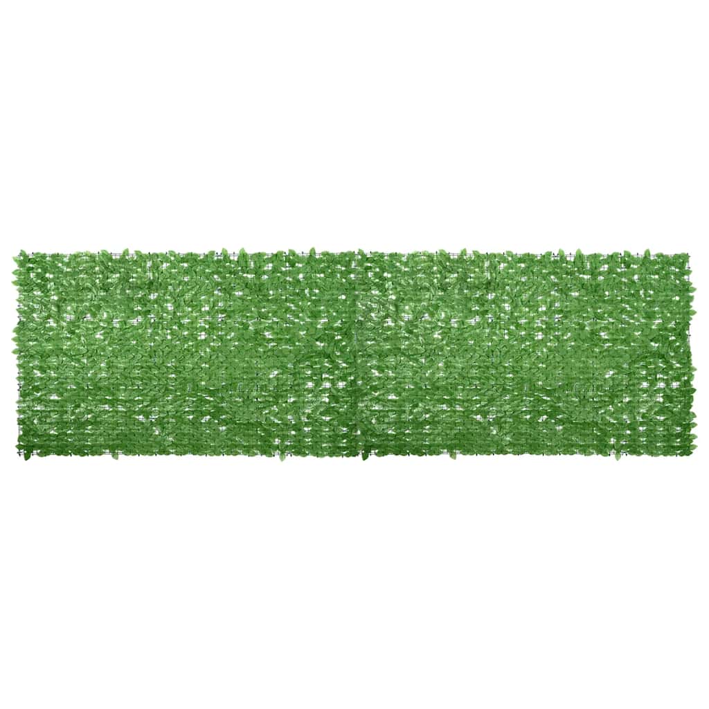Balkonscherm met groene bladeren 500x150 cm – afbeelding 1