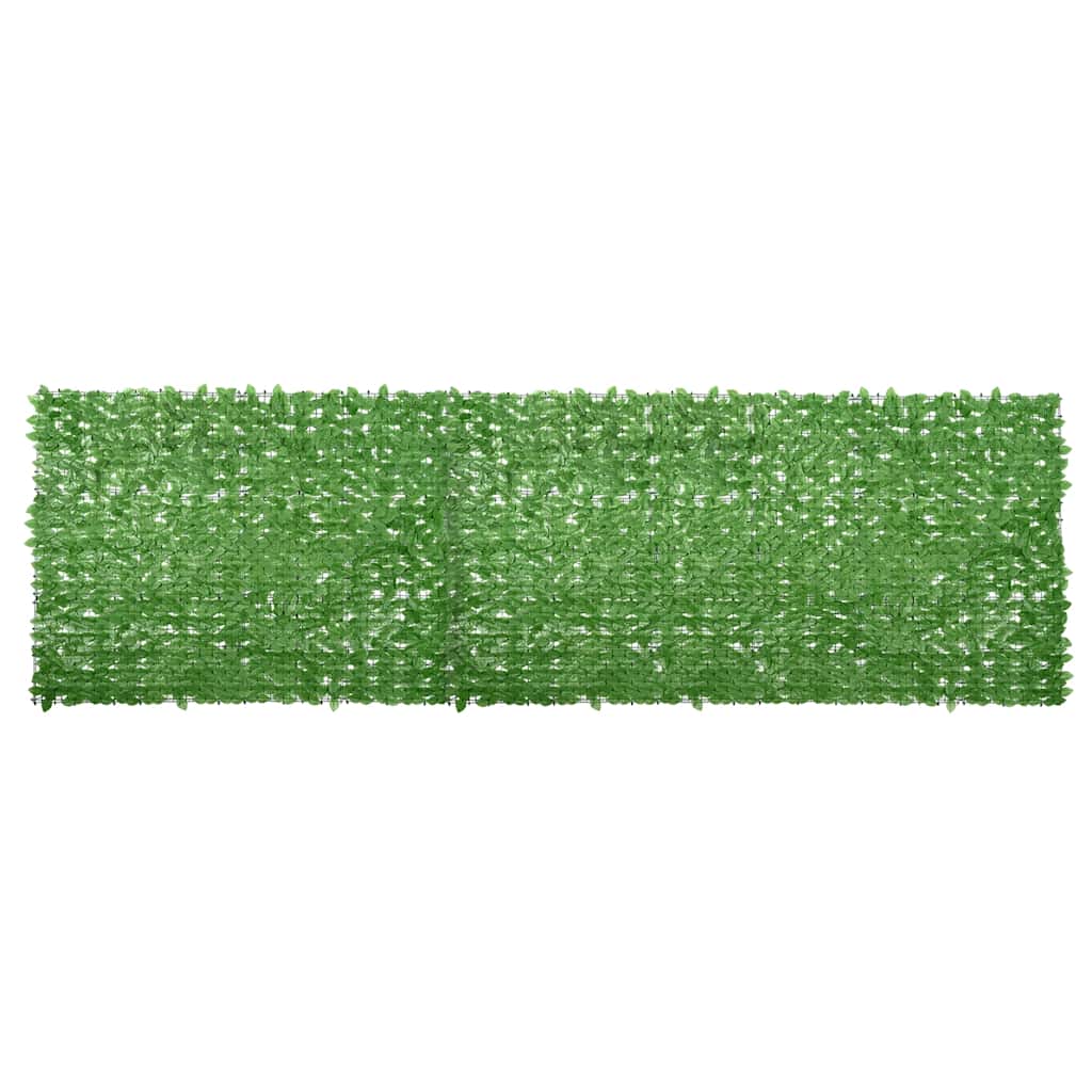 Balkonscherm met groene bladeren 600x150 cm