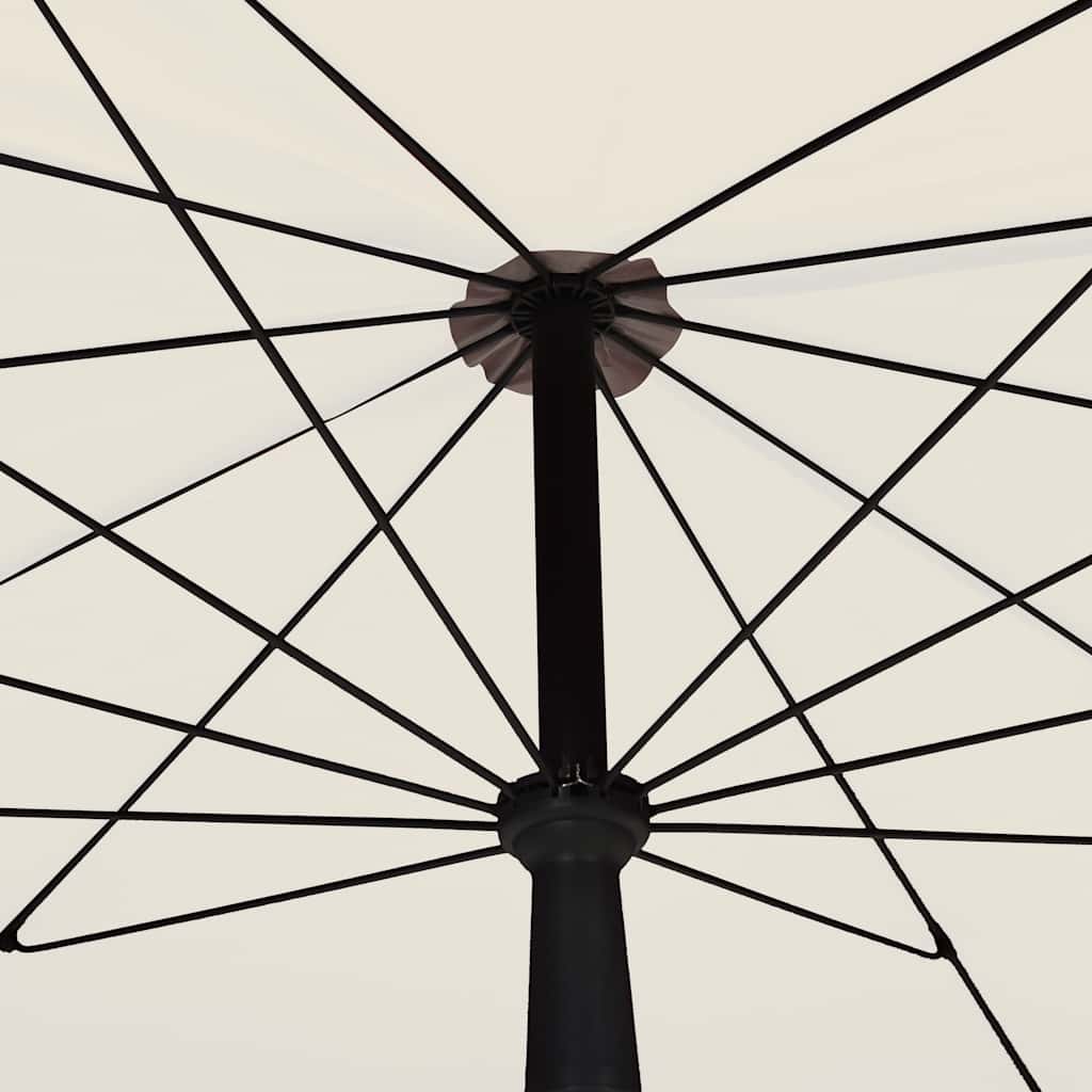 Parasol met paal 200x130 cm zandkleurig – afbeelding 5