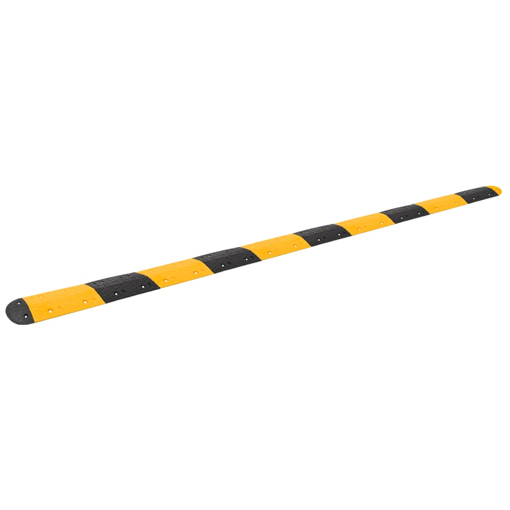 Verkeersdrempel 517x32,5x4 cm rubber geel en zwart