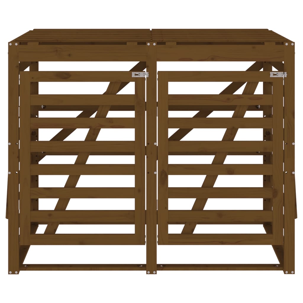Containerberging dubbel massief grenenhout honingbruin – afbeelding 6