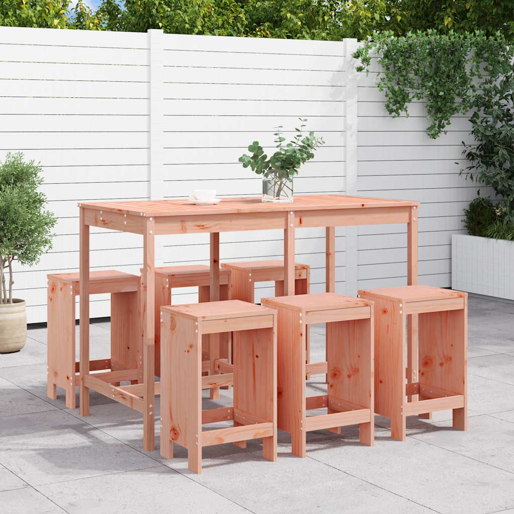7-delige Tuinset massief douglashout – afbeelding 1