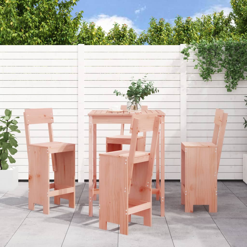 5-delige Tuinset massief douglashout – afbeelding 1