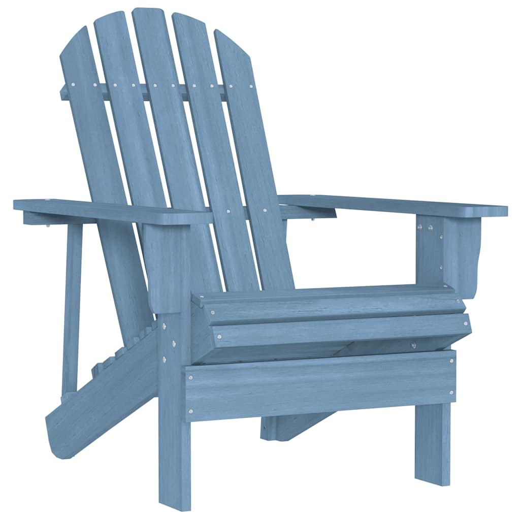 Tuinstoel Adirondack massief vurenhout blauw – afbeelding 1