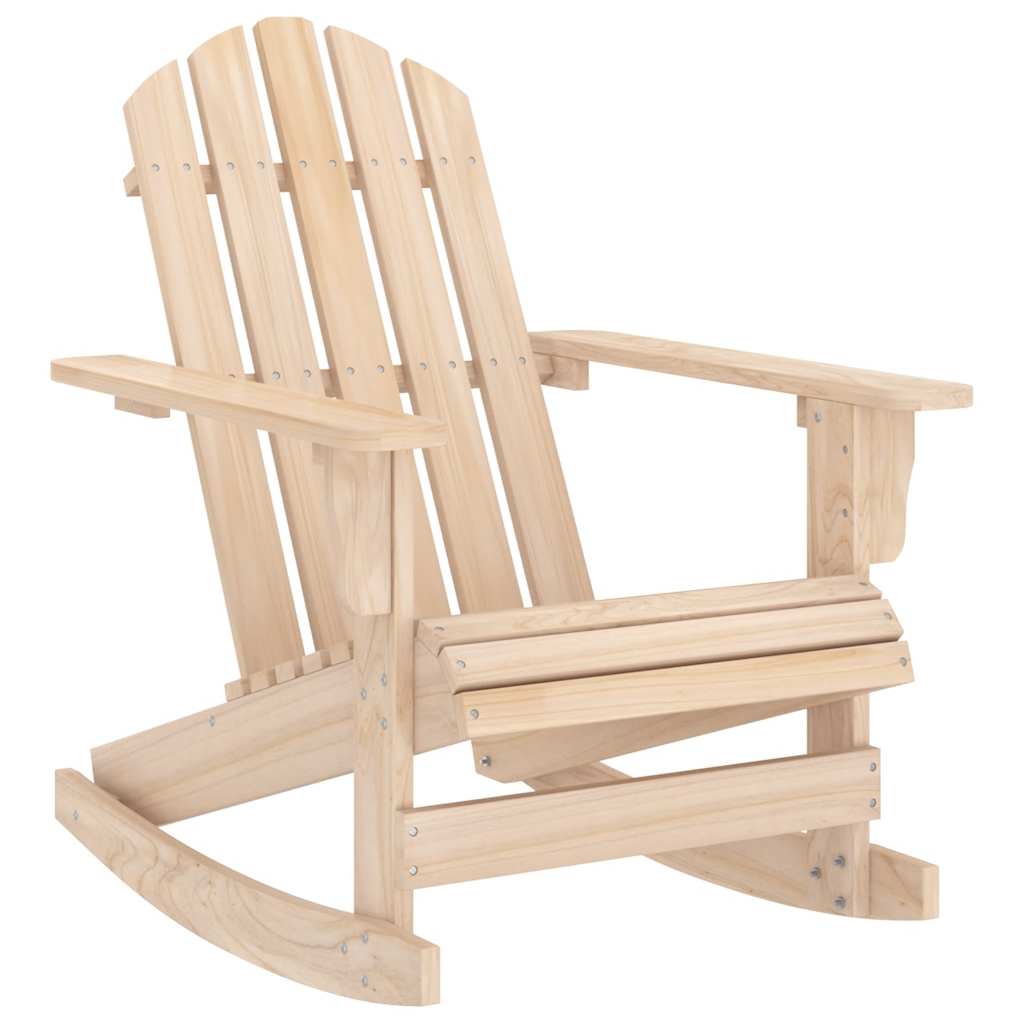 Schommelstoel Adirondack massief vurenhout – afbeelding 1