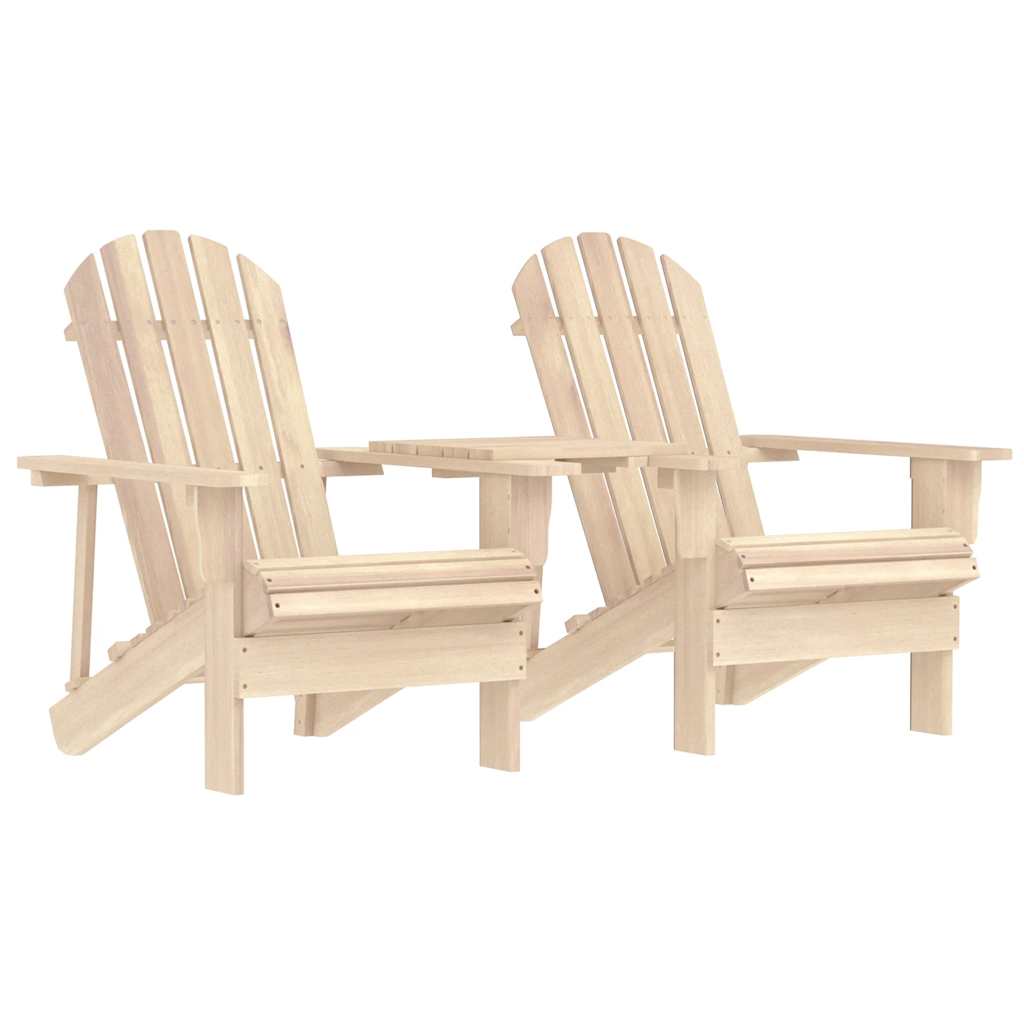 Tuinstoelen Adirondack met tafeltje massief vurenhout