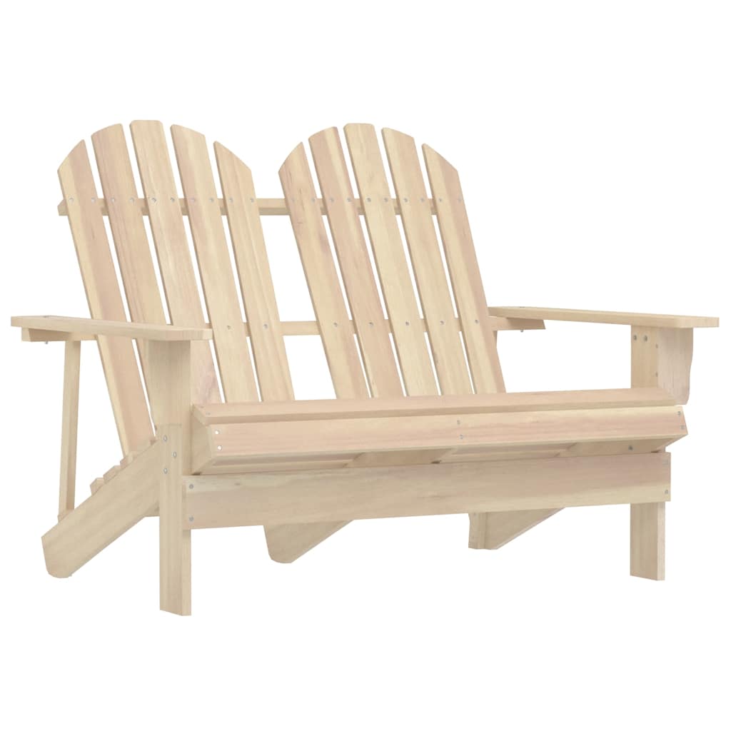 Tuinstoel 2-zits Adirondack massief vurenhout