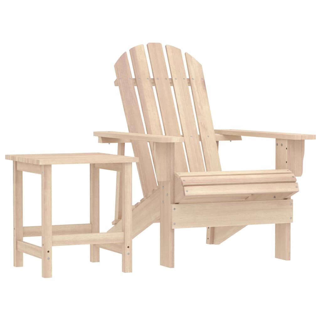Tuinstoel Adirondack met tafel massief vurenhout