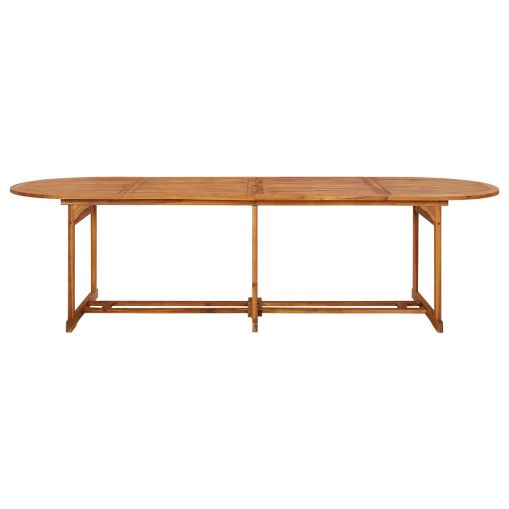 Tuintafel 280x90x75 cm massief acaciahout – afbeelding 2