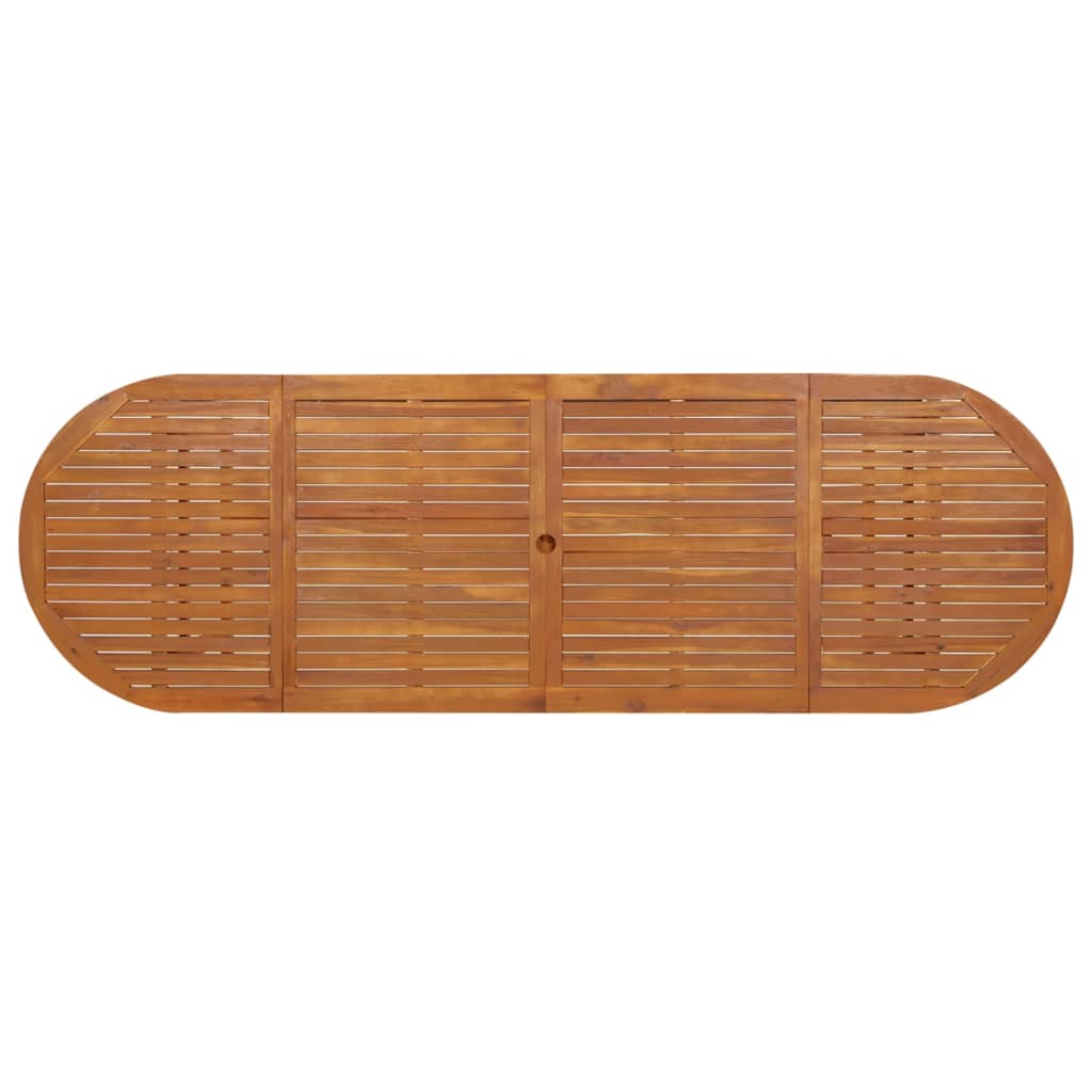 Tuintafel 280x90x75 cm massief acaciahout – afbeelding 4