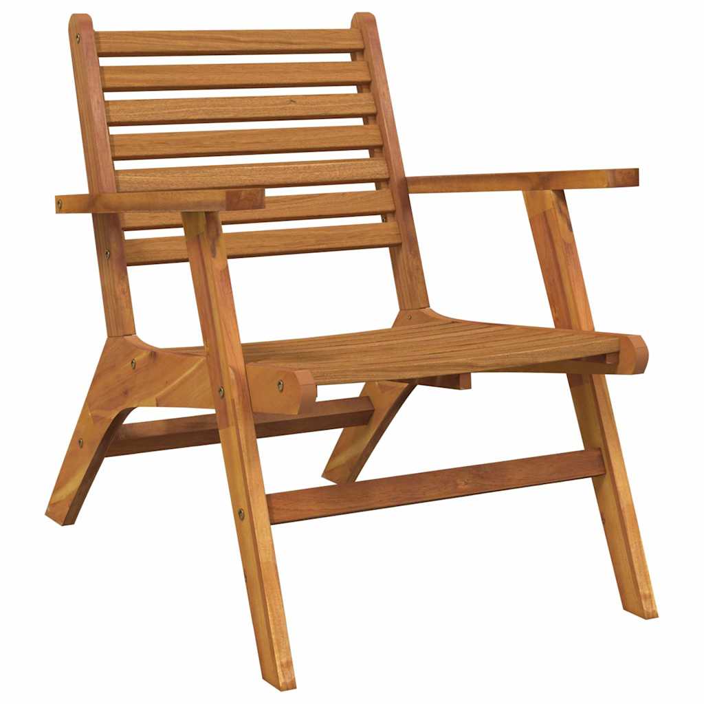 Tuinstoelen 2 st massief acaciahout – afbeelding 3