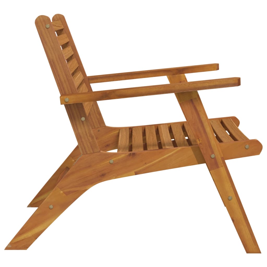 Tuinstoelen 2 st massief acaciahout – afbeelding 5