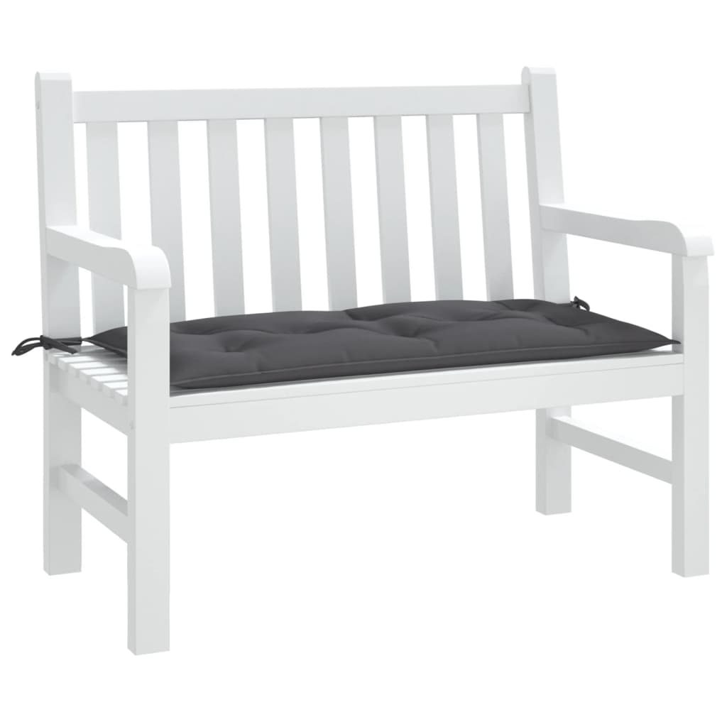Tuinbankkussen 110x50x7 cm oxford stof antracietkleurig – afbeelding 3