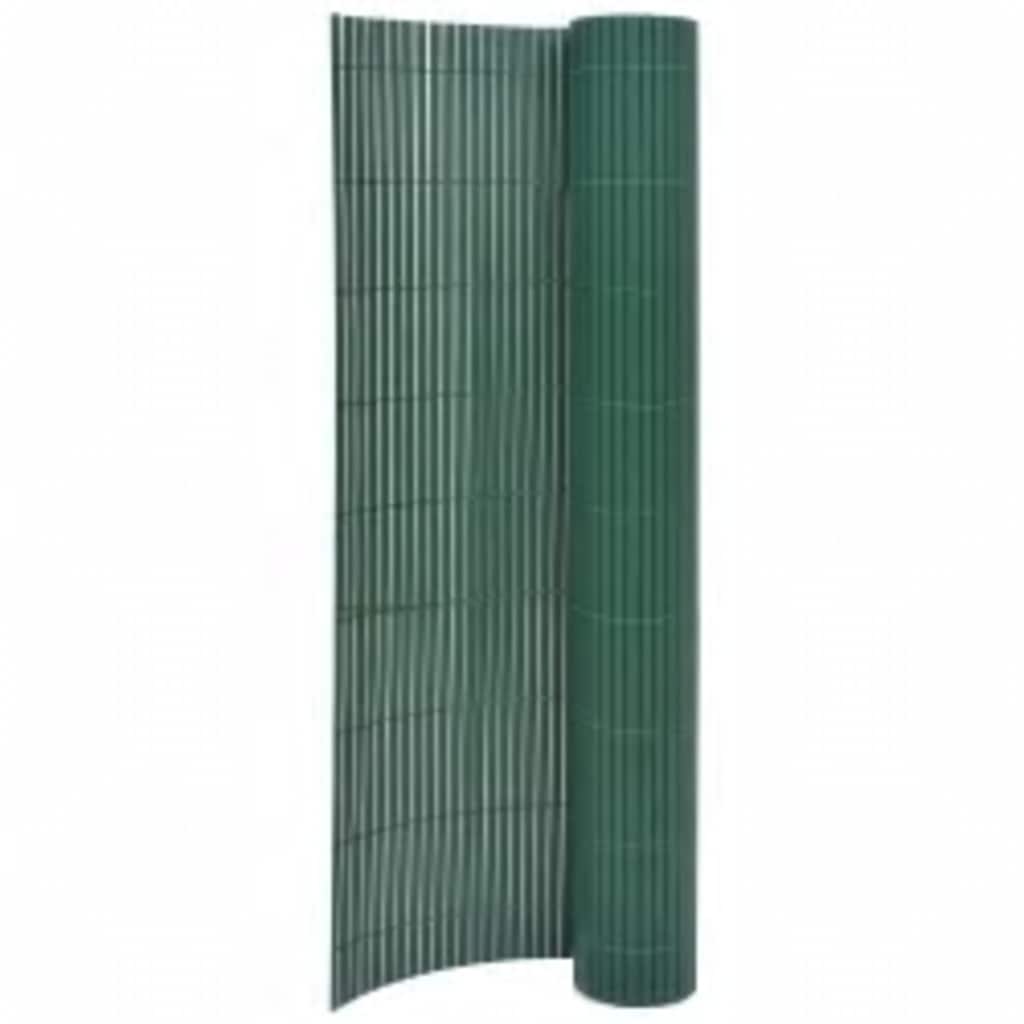 Tuinafscheiding dubbelzijdig 110x500 cm groen – afbeelding 1