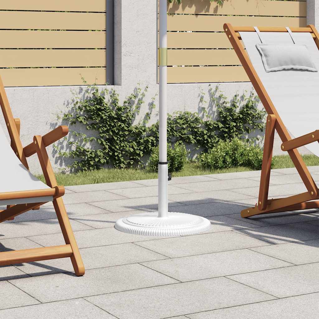 Parasolvoet 45x45x30 cm gietijzer wit