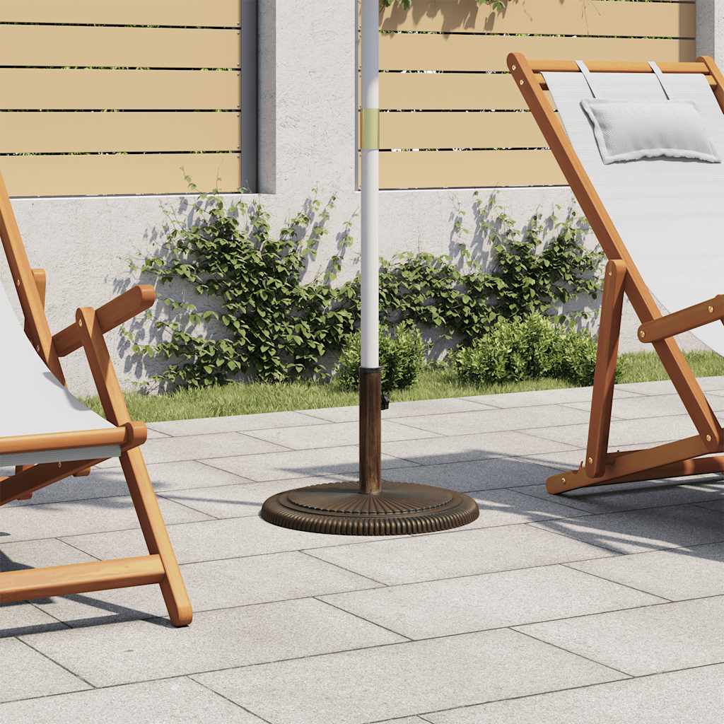 Parasolvoet 45x45x30 cm gietijzer bronskleurig