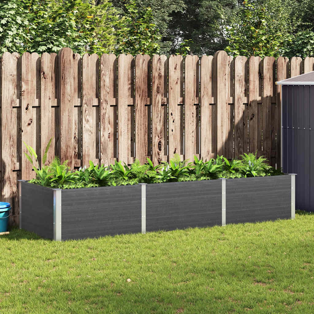 Plantenbak verhoogd 300x100x54 cm HKC grijs