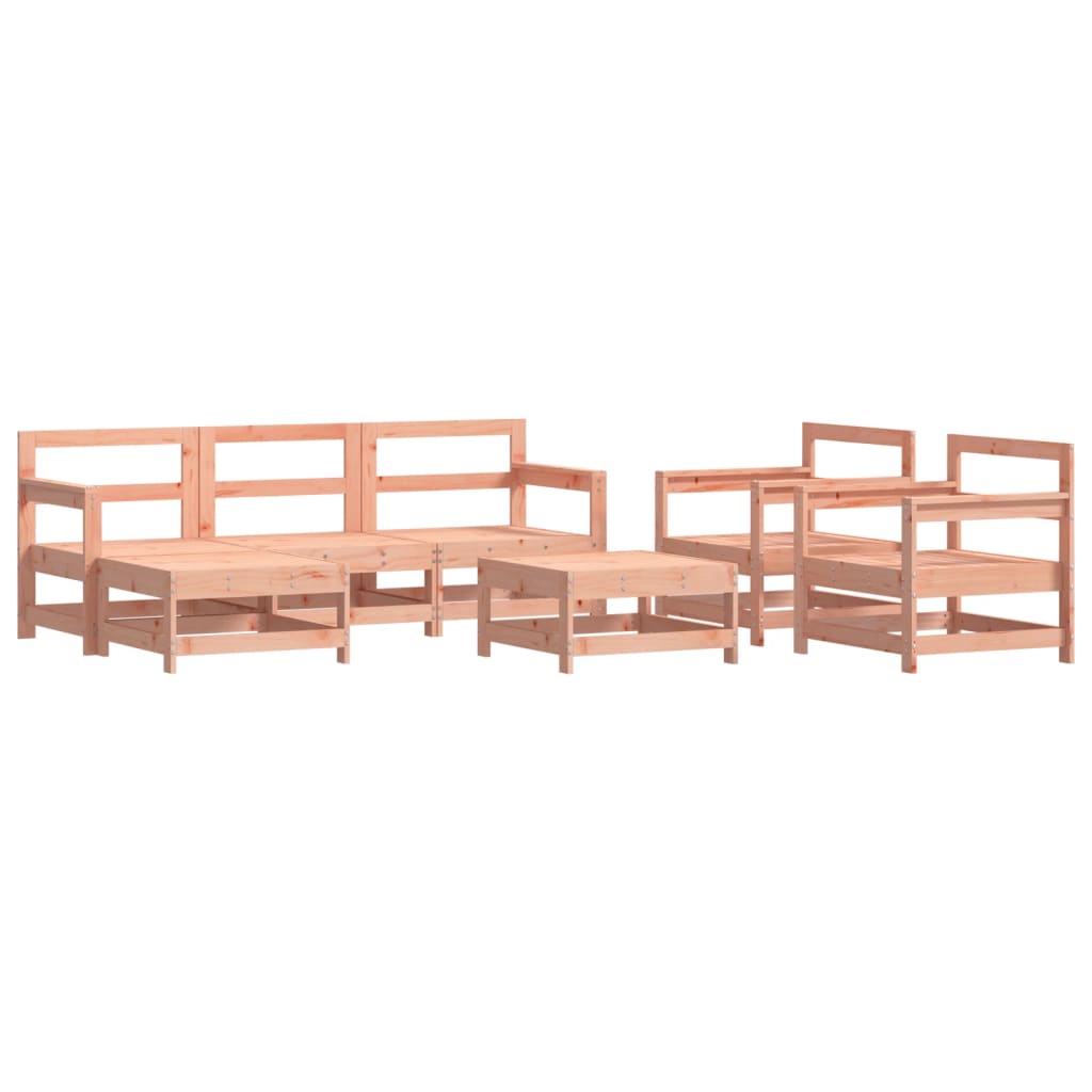 7-delige Loungeset massief douglashout – afbeelding 2